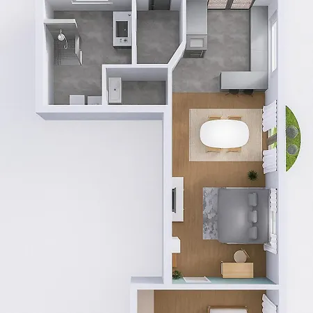 Ruhetraum 80 - Design-apartment Appartement Bruckberg